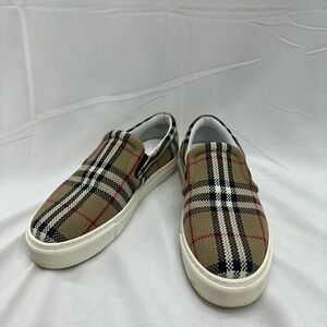 Burberry Signature Check Latticed Espadrilles Shoes 38
